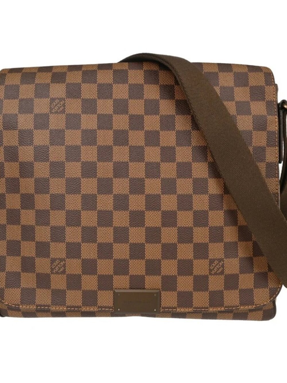 LOUIS VUITTON DAMIER DISTRICT MM SHOULDER BAG